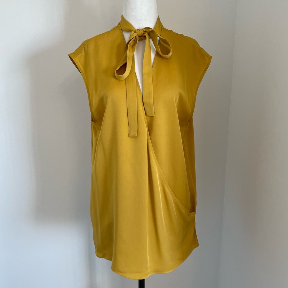 Theory silk sleeveless top